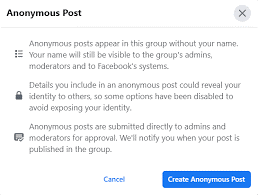 How to Post Anonymously on Facebook Group via Desktop