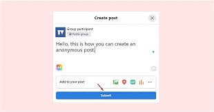 How to Post Anonymously on Facebook Group via Desktop