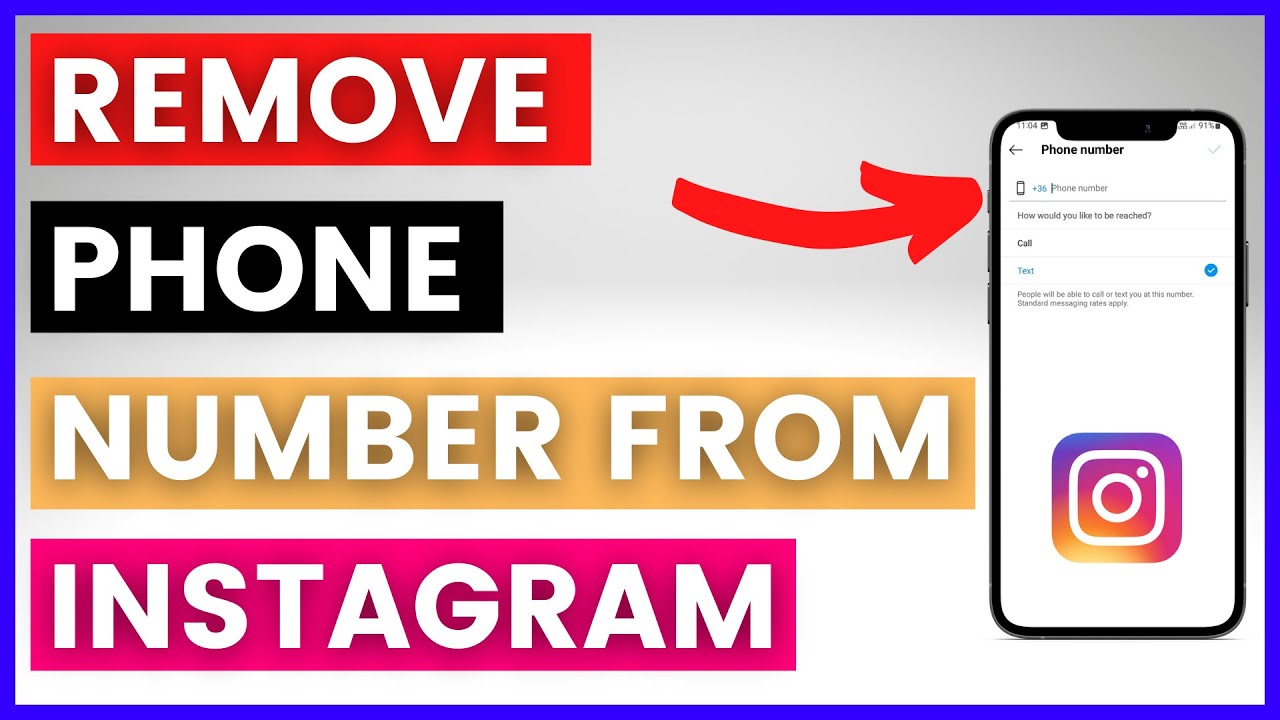 How to remove number from Instagram