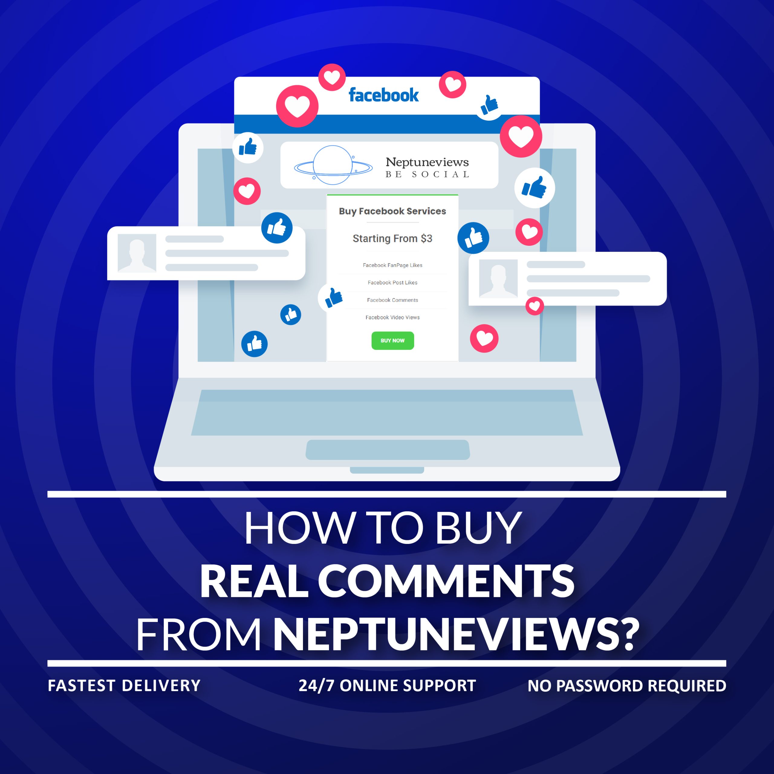 How to Buy Real Comments from Neptuneviews?