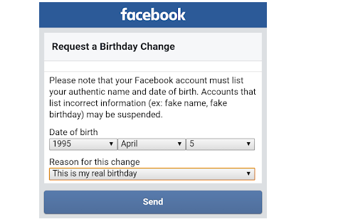 How to Change Birthday on Facebook?