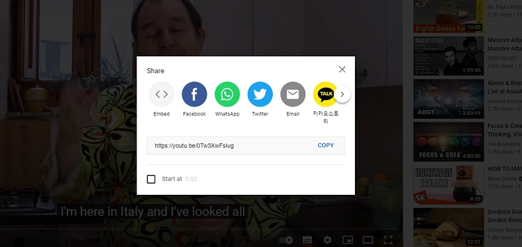 How to share YouTube video on Instagram
